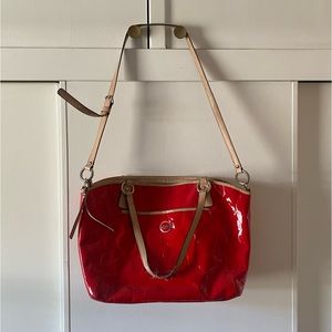Coach Shoulder Bag with Cross Body Strap